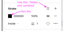 Figma color selector