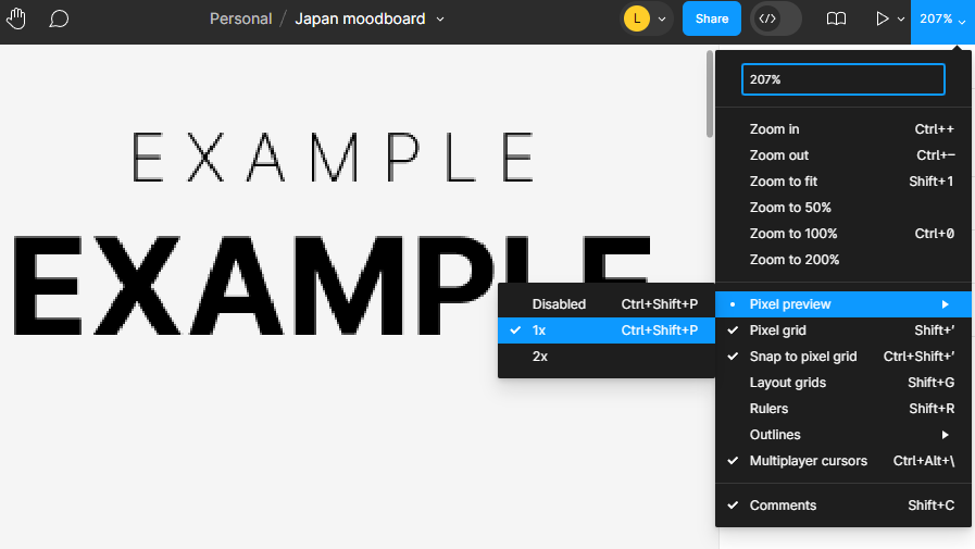 Figma 2024 Pixel Preview - 1X