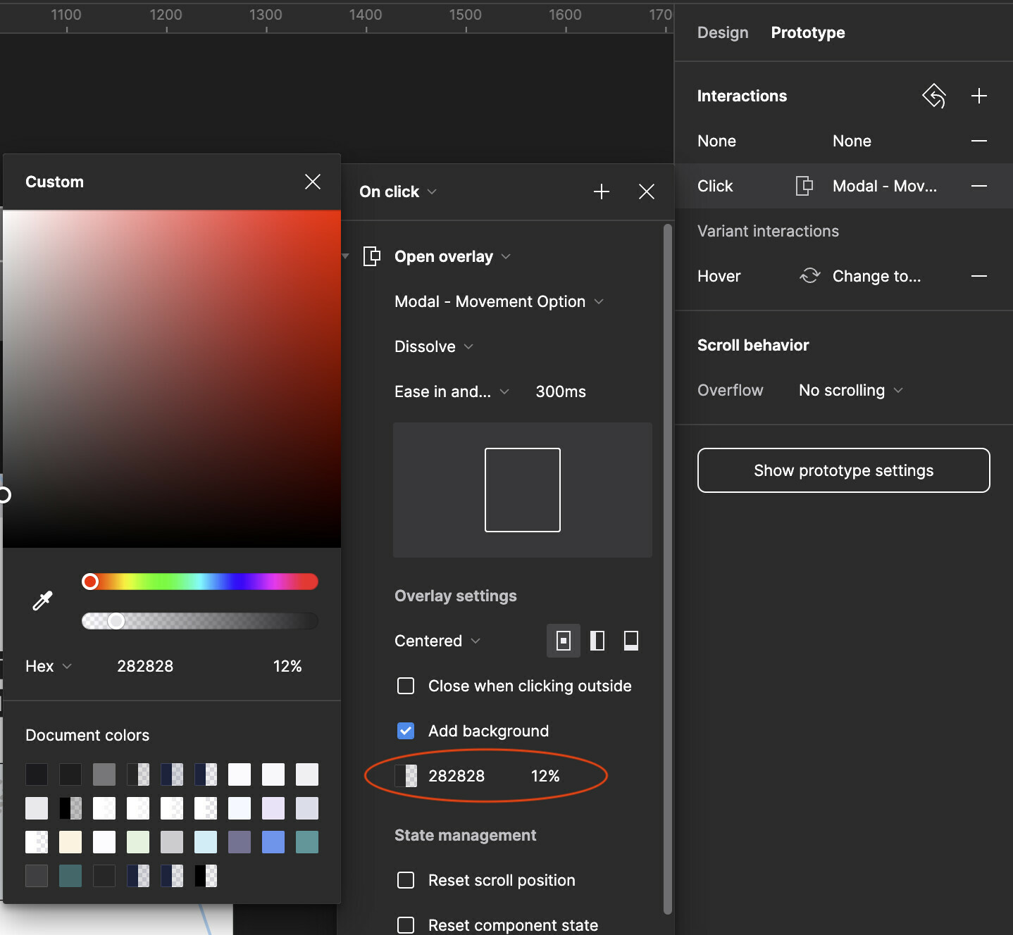 figma variable scrim overlay