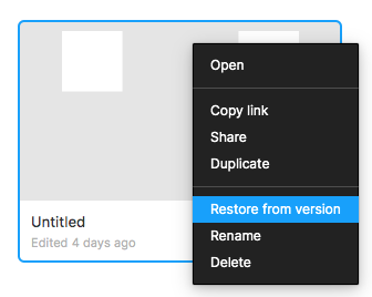 File context menu: Restore from version