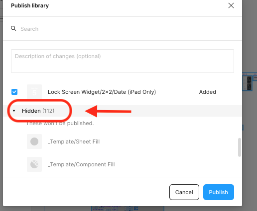 Hidde component