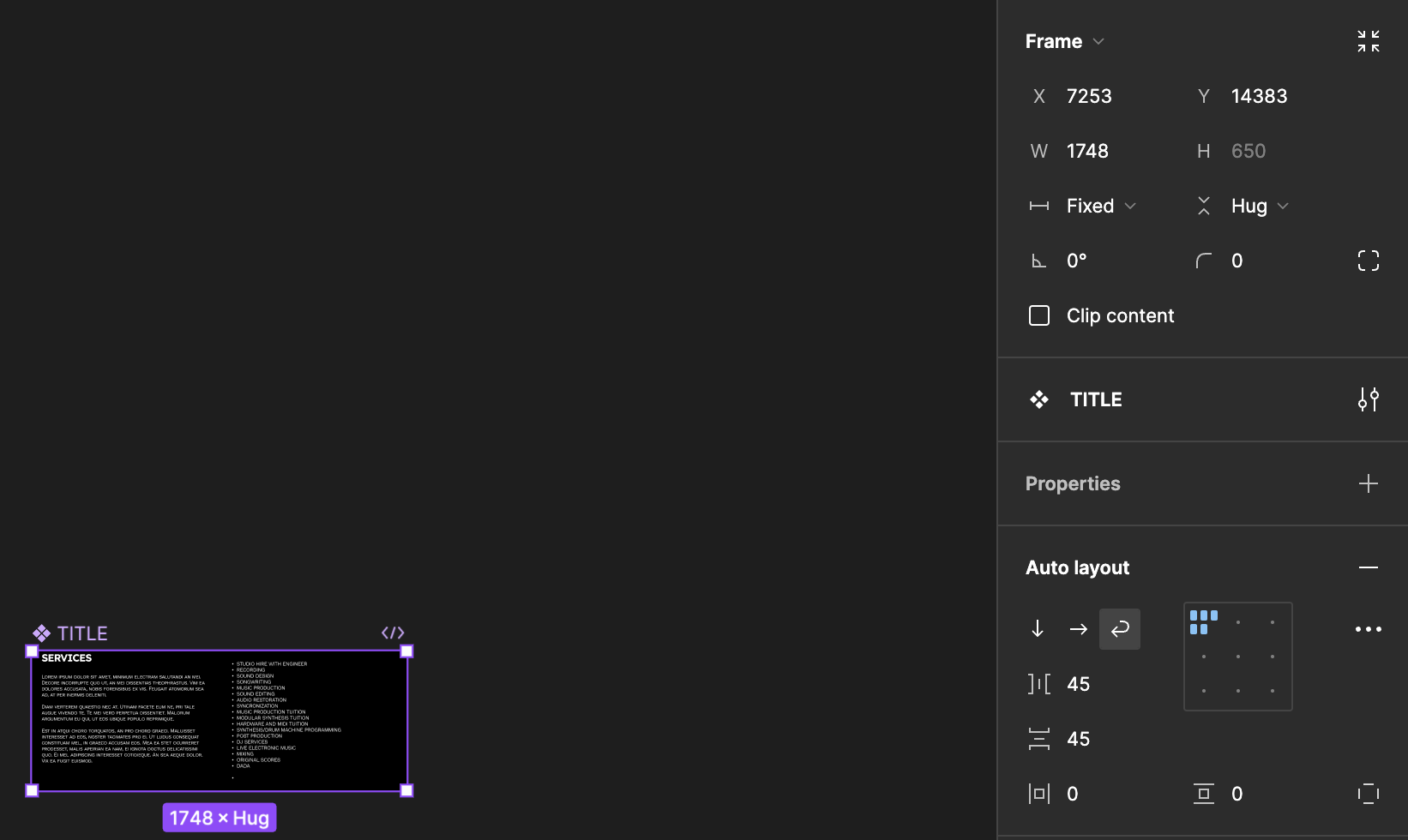 Component level