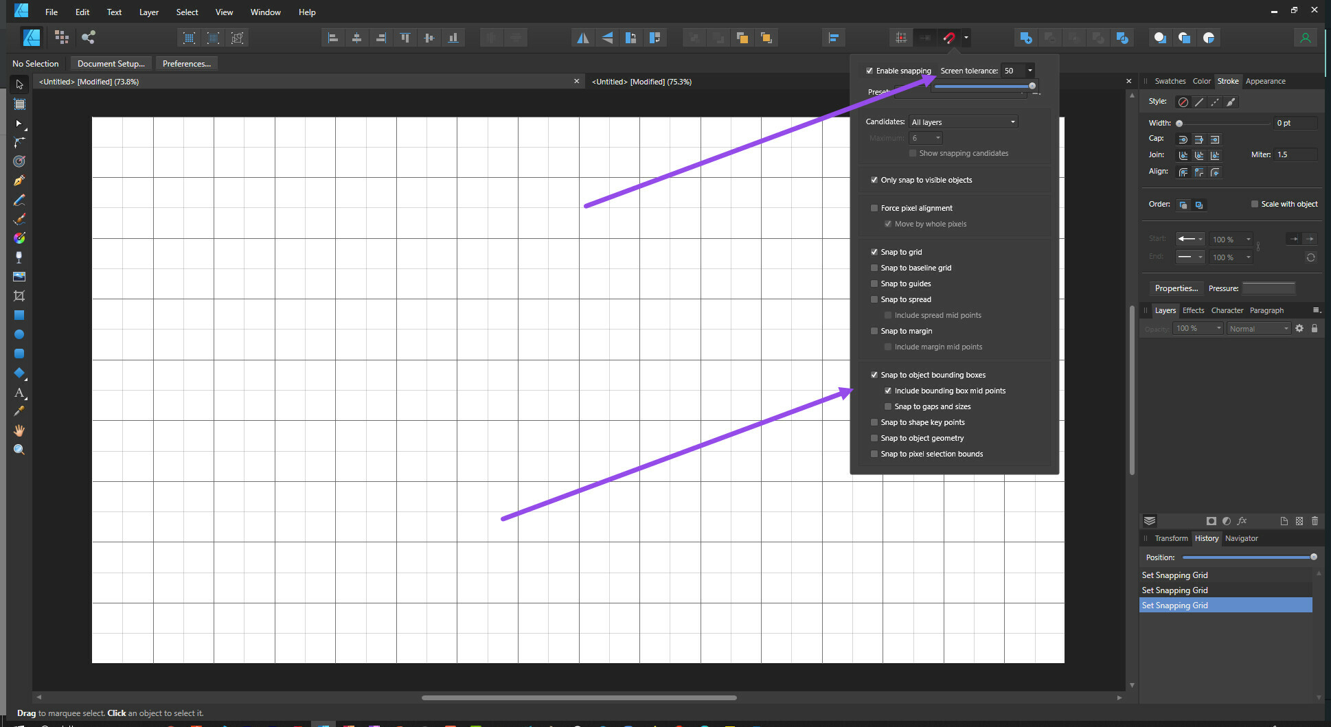 snap-grid