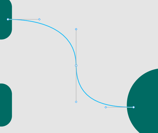 Step 2: draw your vector and change the bendings untill it satisies you