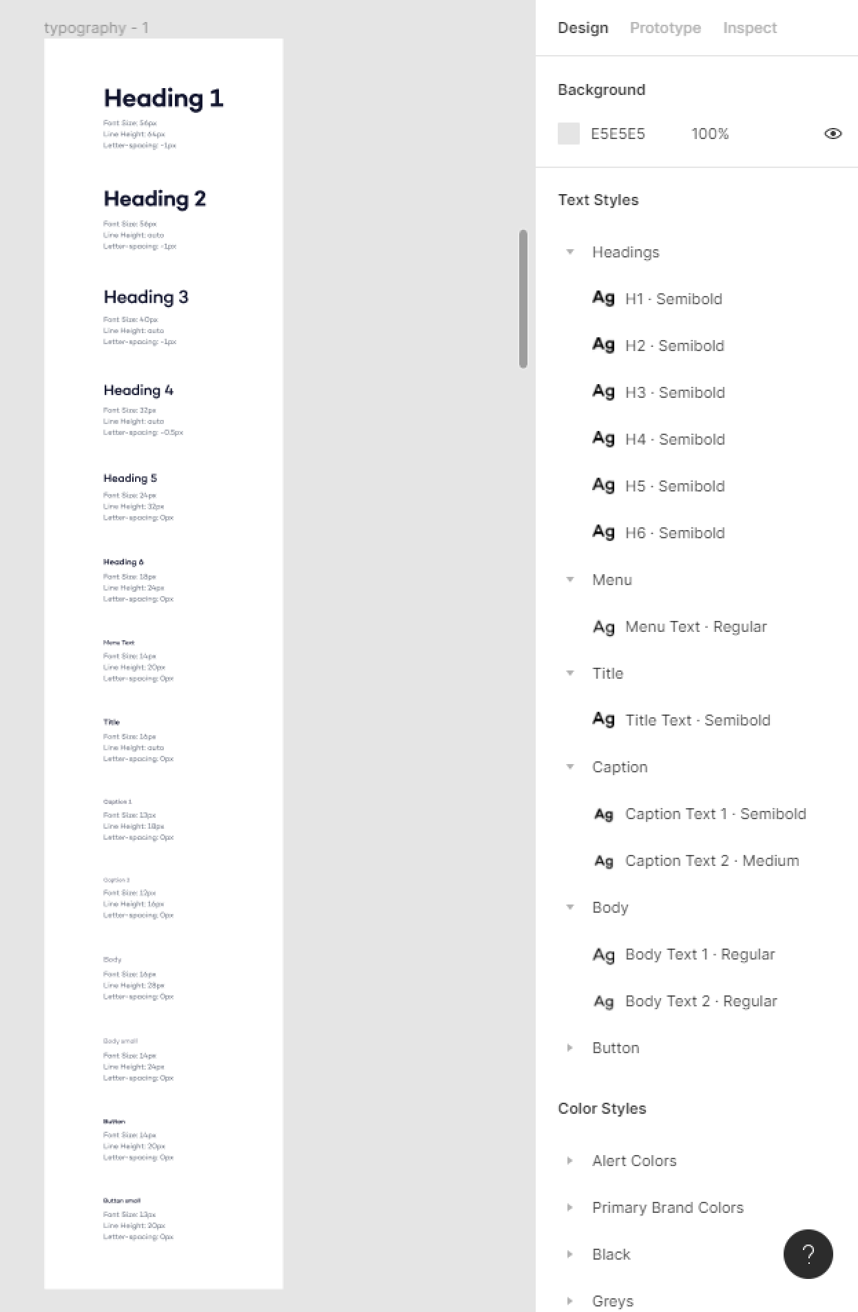 Figma Text Styles