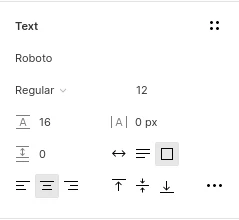 vertical alignment, beside the three dot menu