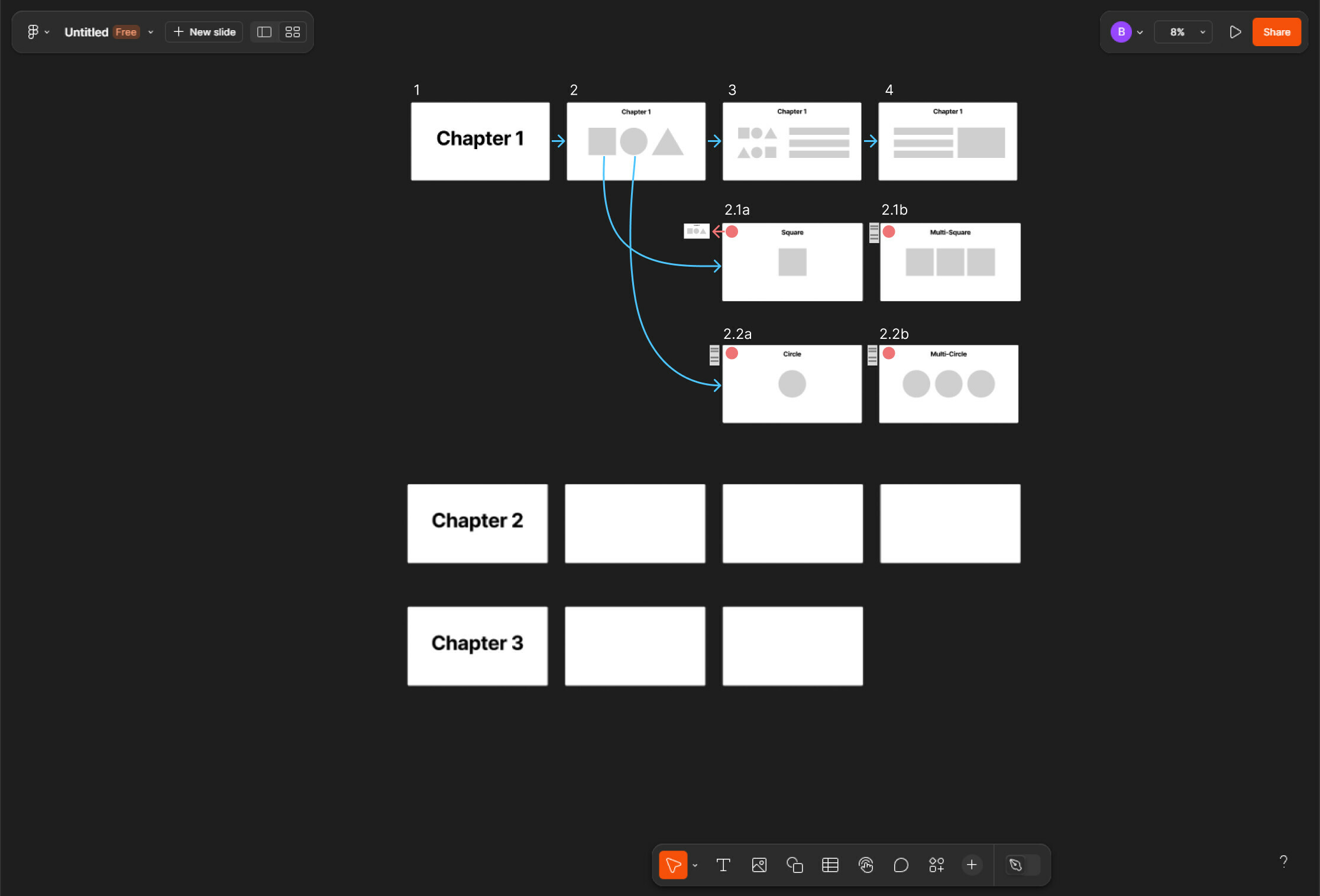 Interactive Navigation and Dynamic Transitions in Figma Slide Decks_BR