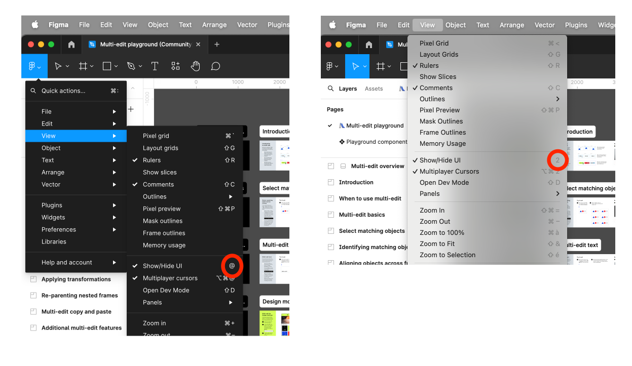 Bug figma shortcut