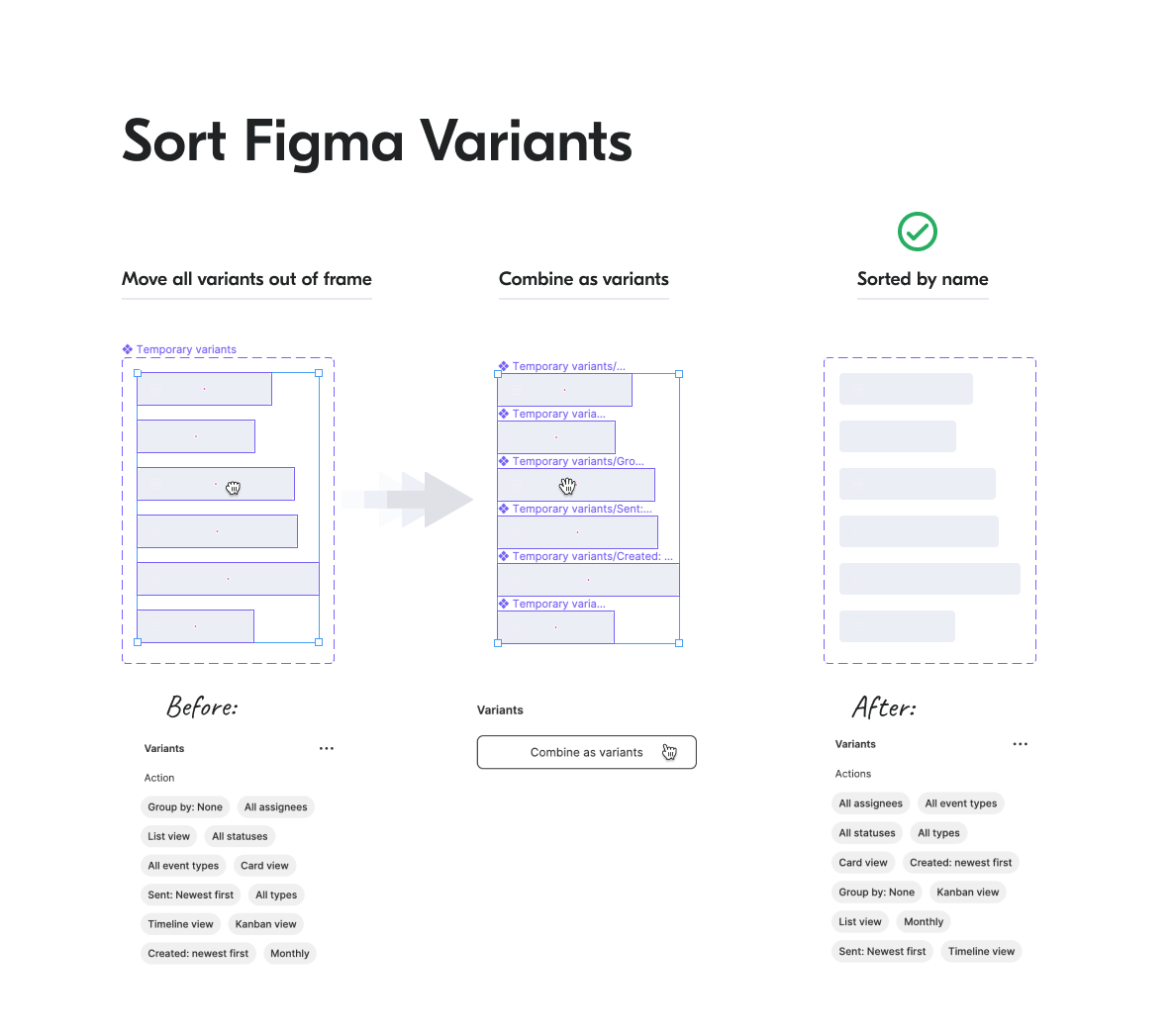 Sort Figma Variants