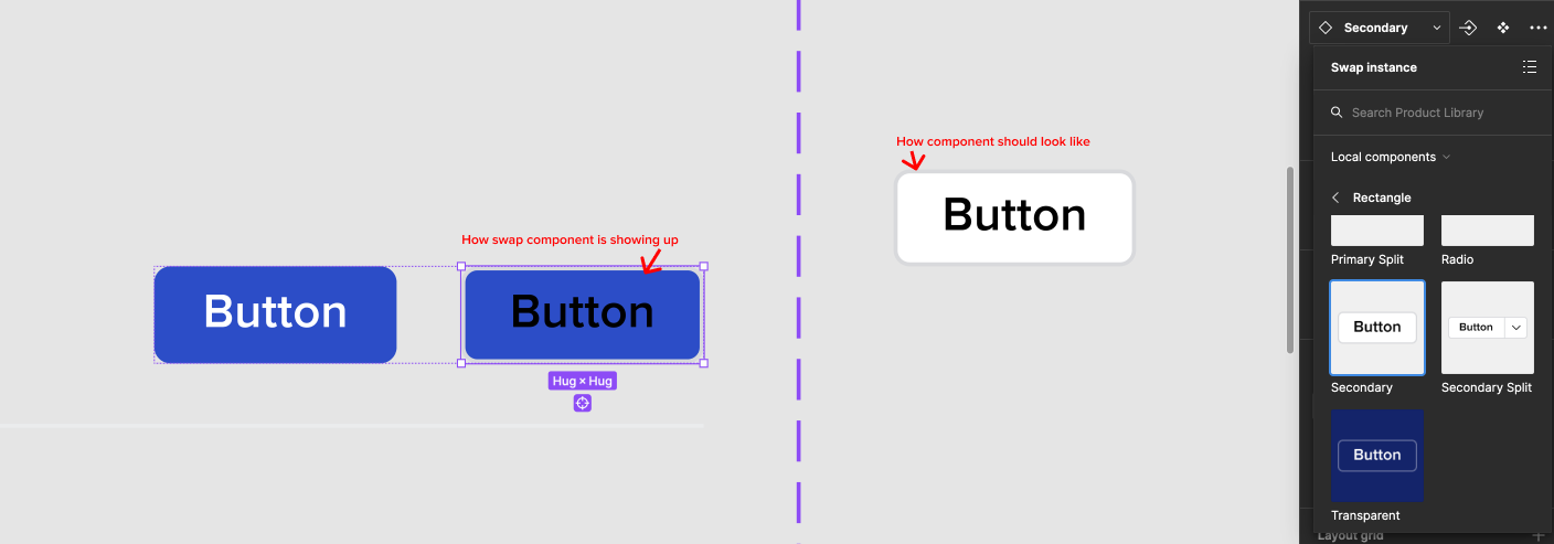 Swap Instance bug