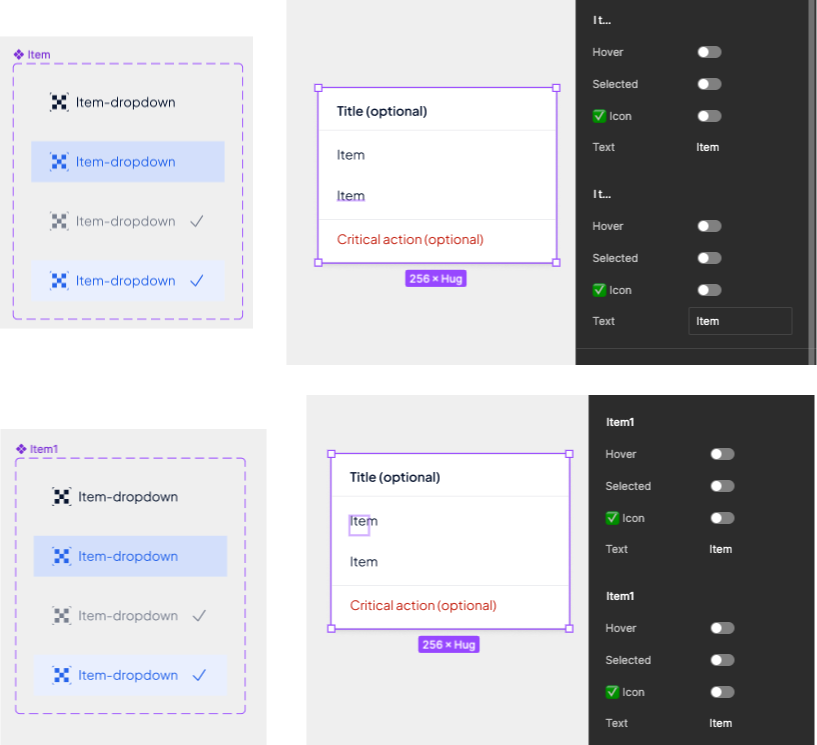 Nested instances naming