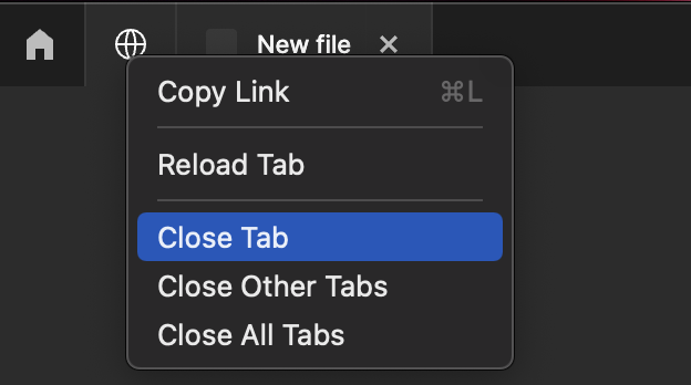 Close Tab