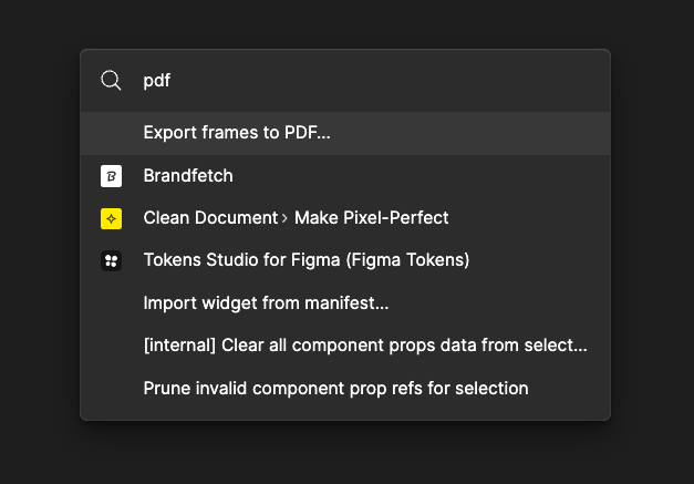 export to pdf