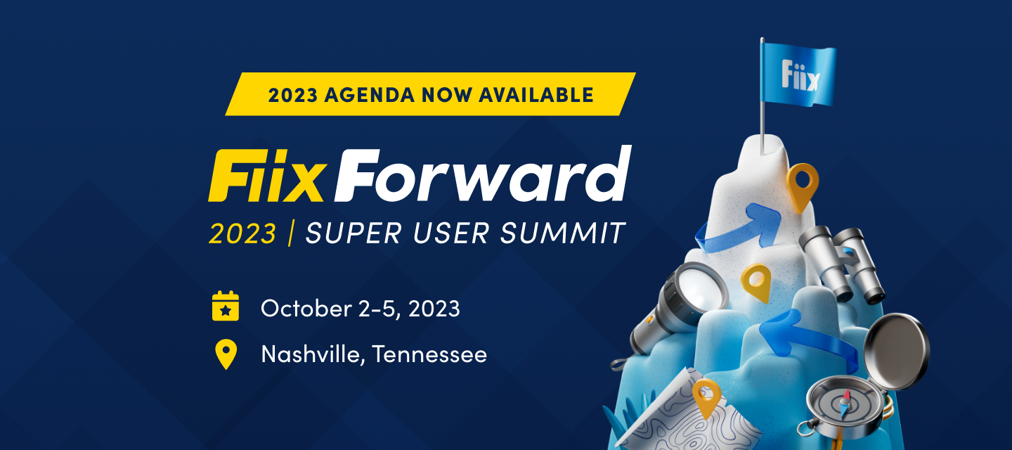 Fiix Forward 2023 conference agenda now available!