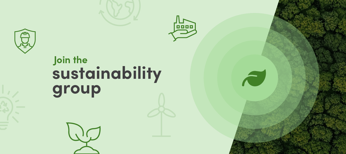 Exciting news: We’re re-launching our sustainability group! 🌱