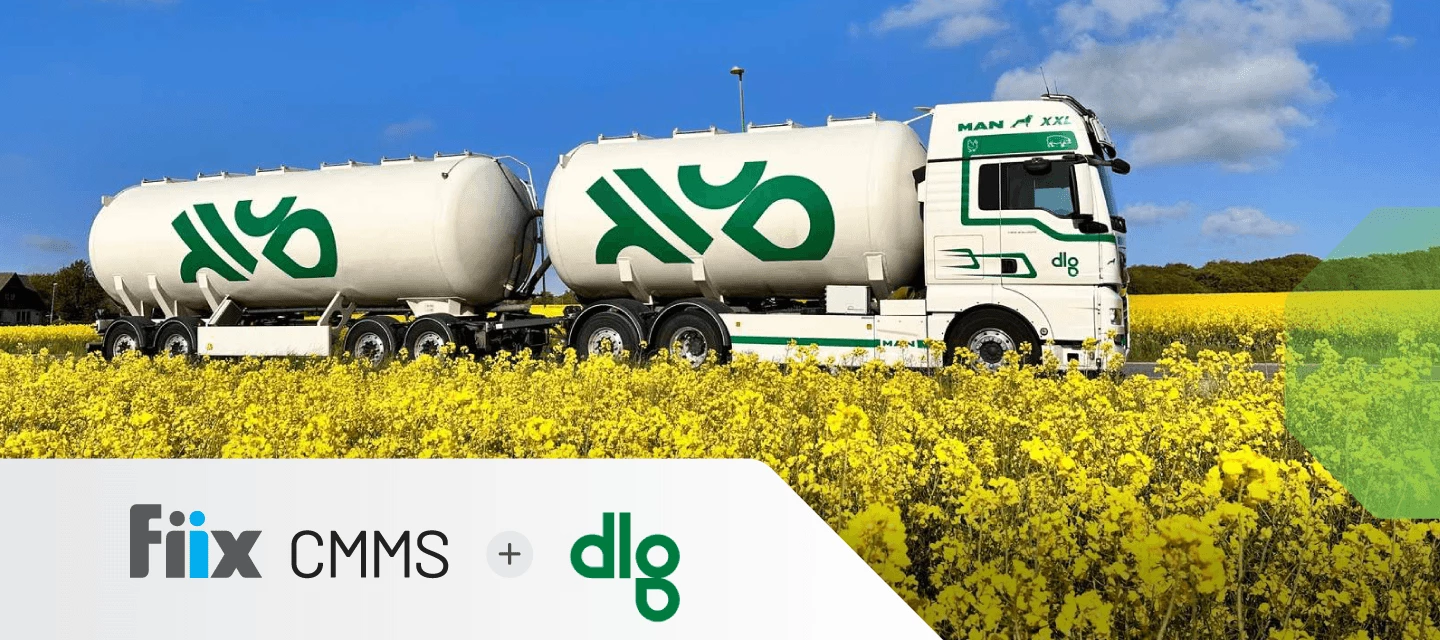 Fiix CMMS and DLG case study, DLG branded truck