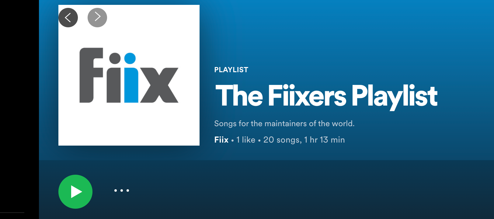 🎶 The Fiixers Playlist on Spotify