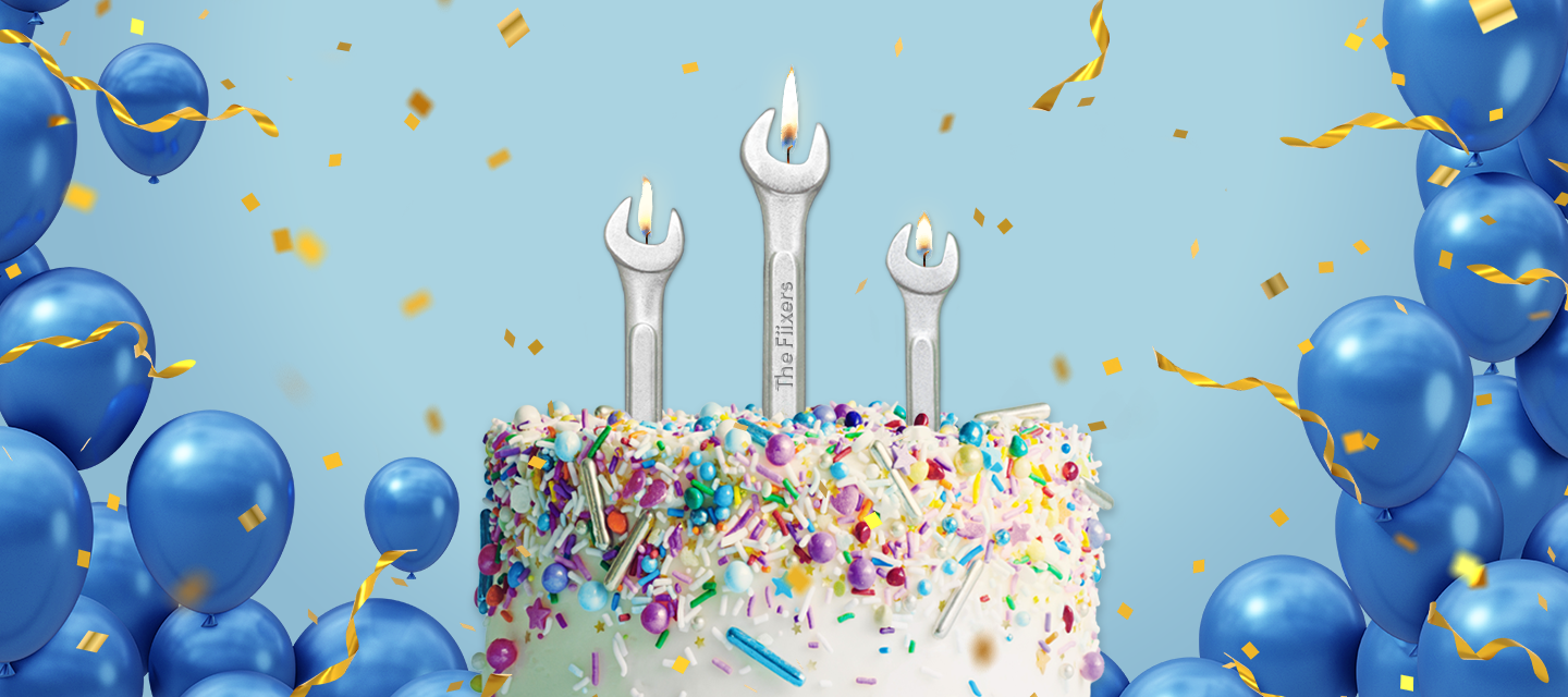 [Closed] Celebrate The Fiixers’ 3rd birthday and win a prize! 🎉