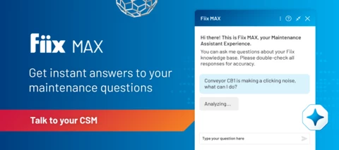 Introducing Fiix MAX: The New AI Assistant for Your CMMS