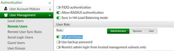 Fortiauthenticator Gui Technical Tip: Remote LDAP administrator login to FortiAuthenticator ...