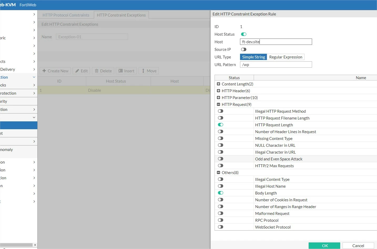 Technical Tip: How to configure HTTP Protocol Constraint Exceptions ...