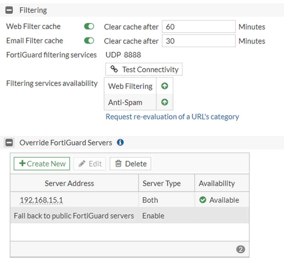 Technical Tip: Example FortiGate configuration to retrieve the update ...