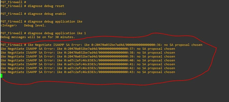 Fortigate dialup vpn windows native error | Community