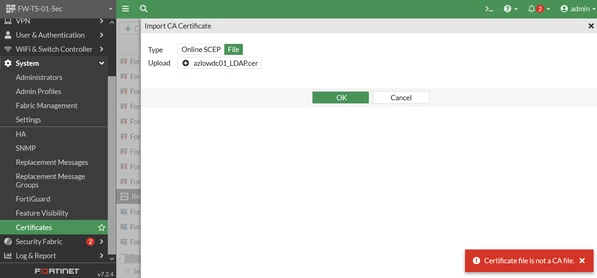 Troubleshooting Tip: 'Certificate is not a CA file' when importing a CA ...