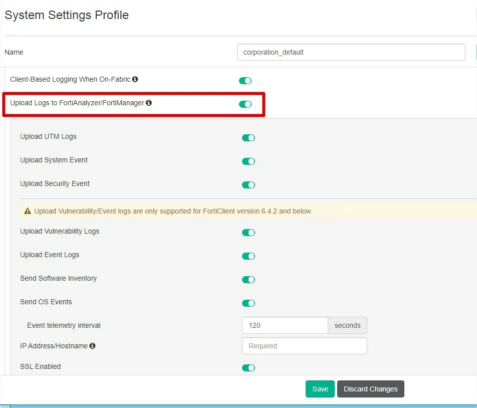 Forticlient Log Technical Tip: How to send FortiClient logs to FortiAnalyzer | Community