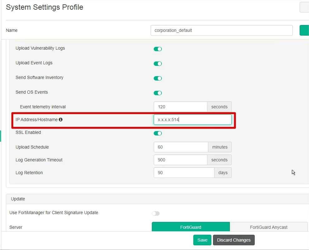 Forticlient Log Technical Tip: How to send FortiClient logs to FortiAnalyzer | Community