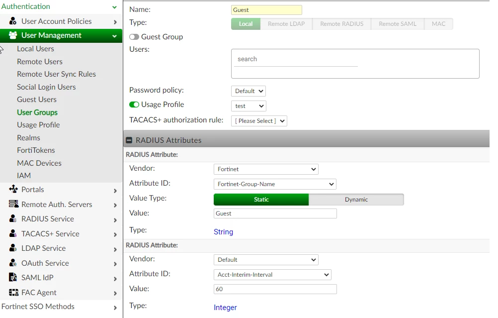 Fortiauthenticator Gui Technical Tip: Captive portal authentication using FortiAuthenticator ...