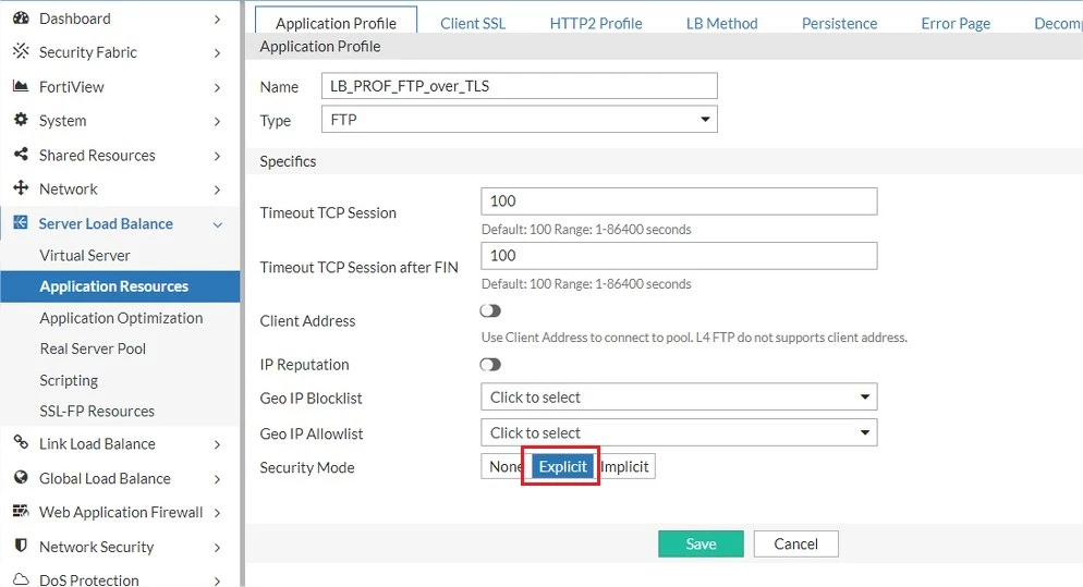 Client Ssl Profile Technical Tip: How to configure L7 FTP over TLS Virtual Server in ...