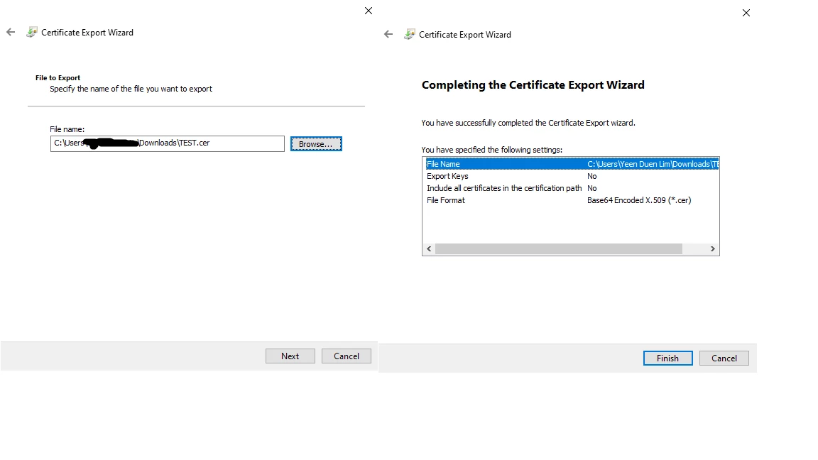 Technical Tip: Getting an error message 'Incorrect certificate file ...