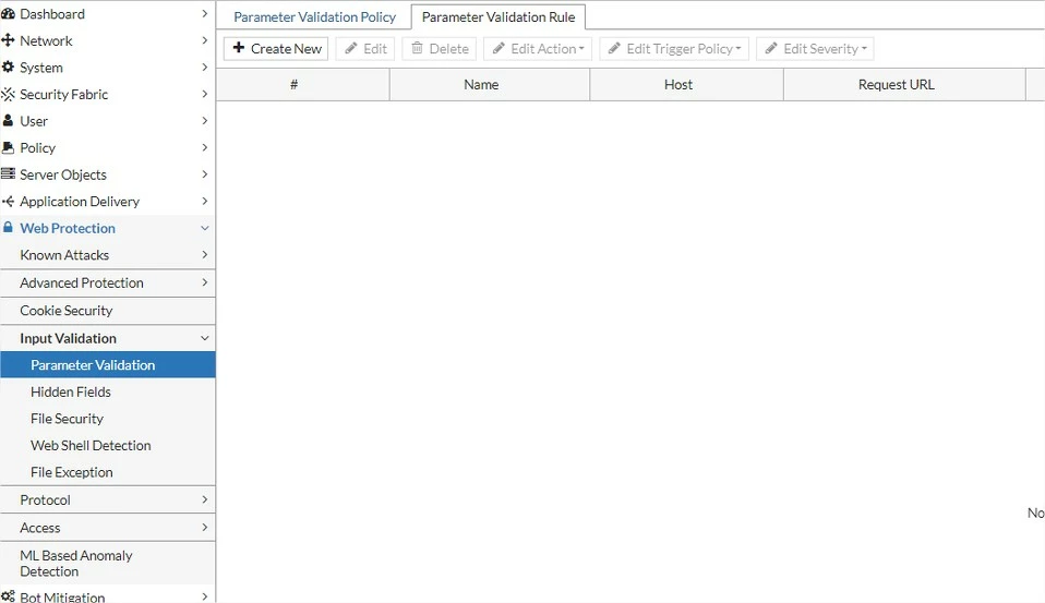 Technical Tip: How to configure Input Parameter Validation Policy and ...