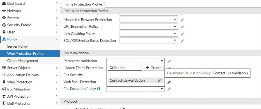 Technical Tip: How to configure Input Parameter Validation Policy and ...