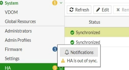 Technical Tip: How to remove the 'HA is out of sync.' notification from ...