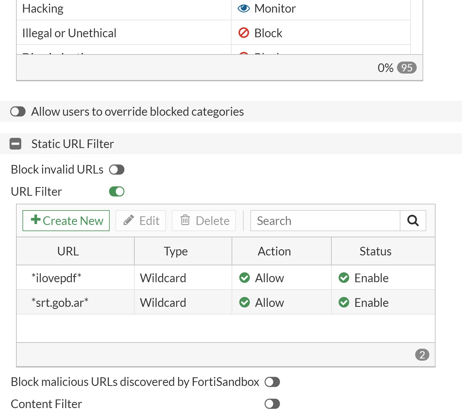 web filter