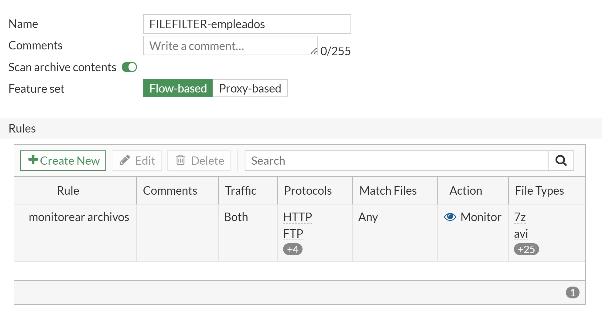 file filter