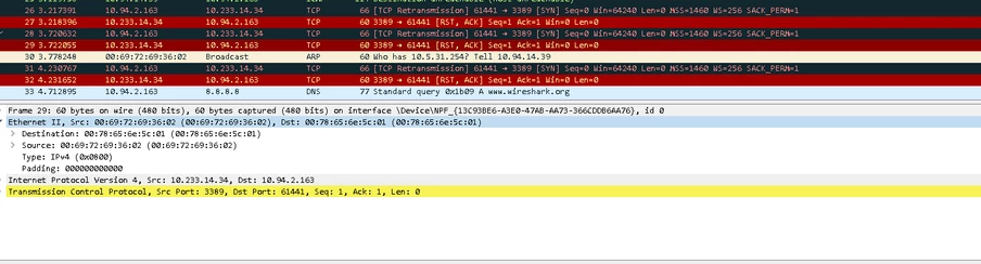Technical Tip: Analyzing TCP RST (Reset) packets in Wireshark | Community