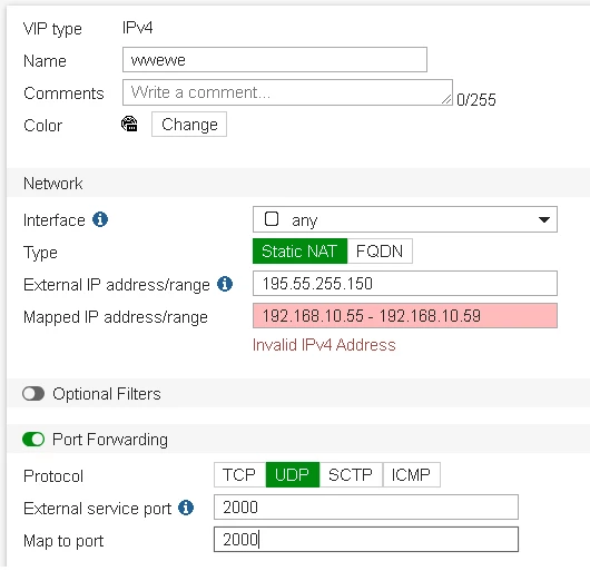 Virtual IP External IP to Mapped ip range | Community