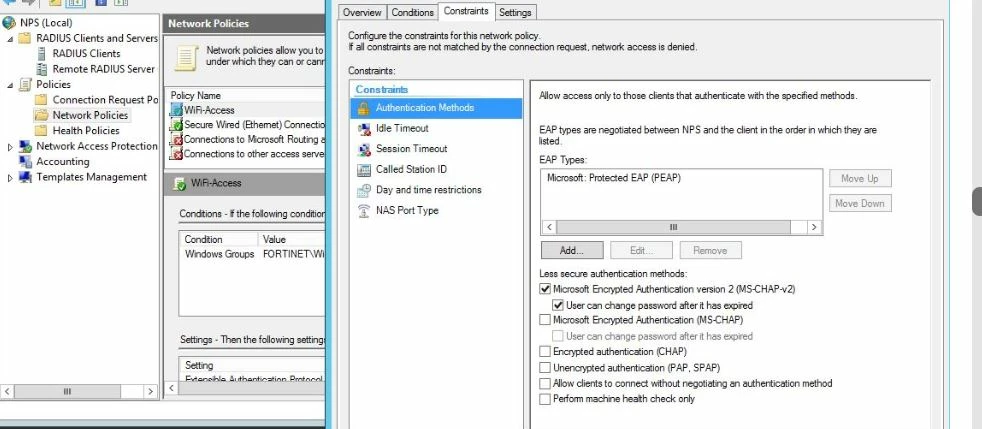 Technical Tip: FortiGate WSSO SSID Authentication Local Vs Radius ...