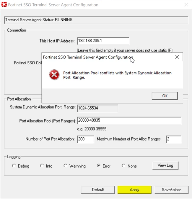 Troubleshooting Tip: Terminal Server Agent giving the error 'Port ...