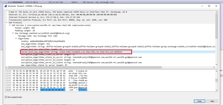 Host Key Algorithm Technical Tip: How SSH Server host key algorithms can be changed ...