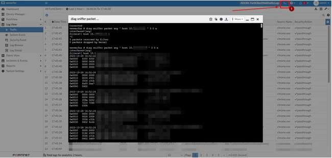 Forticlient Log Technical Tip: Instructions for transmitting FortiClient Web Traffic ...