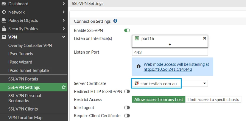 Ssl Vpn Prot Number Troubleshooting Tip: Restarting sslvpnd process after installing root ...