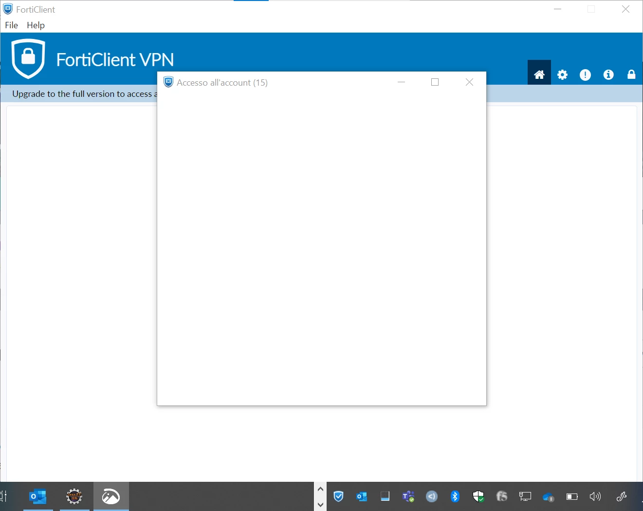 Login failed