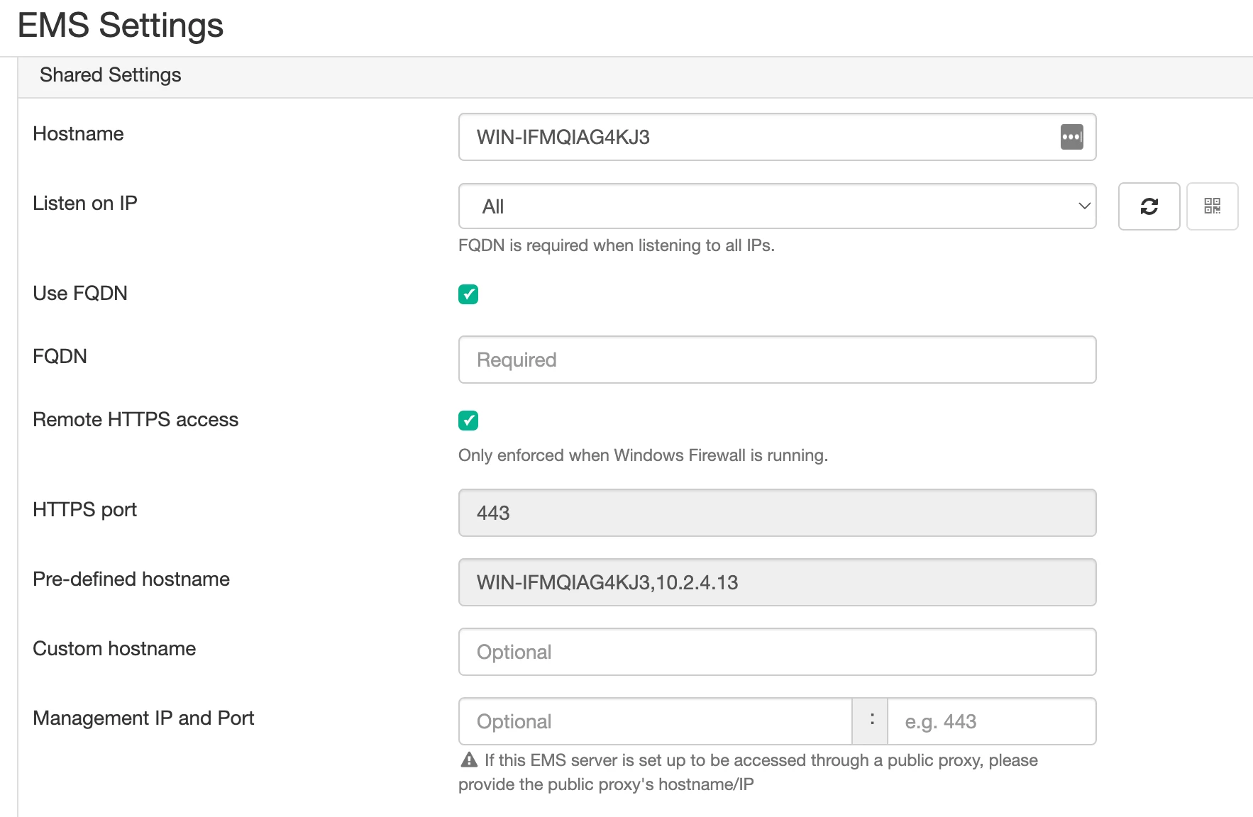 Forticlient invitation code on public IP | Community