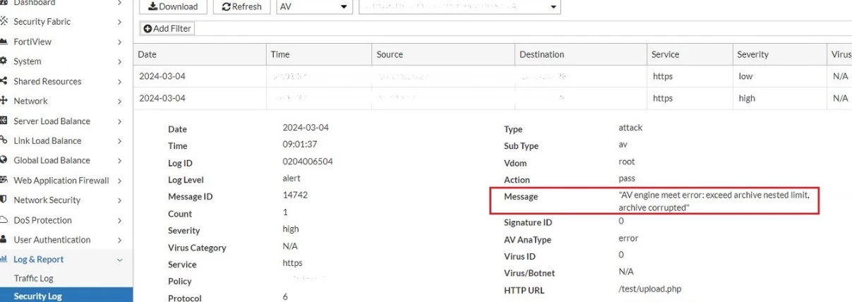 Troubleshooting Tip: FortiADC Security AntiVirus error logs and the ...