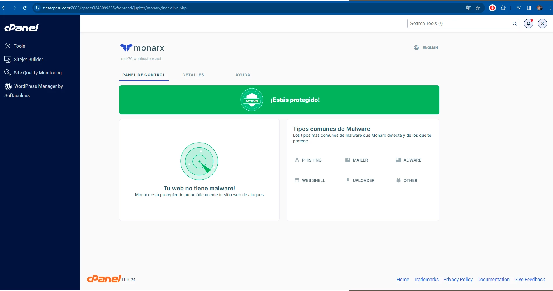 cpanel ticsacperu.png cpanel ticsacperu.png