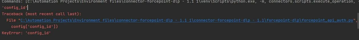Key Error